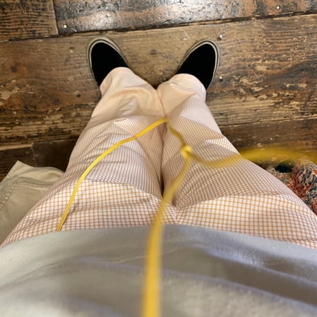 [USED] OLD オレンジ POLY PANTS