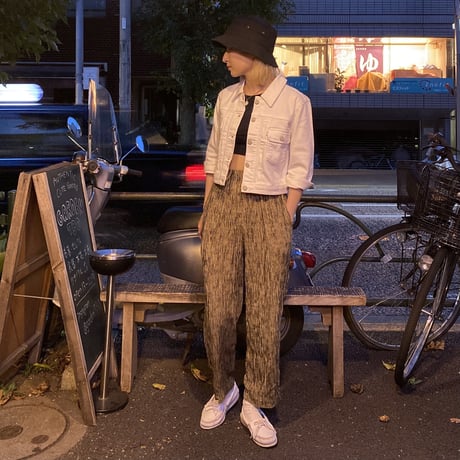 [USED] made in U.S.A. ストライプ EASY PANTS！