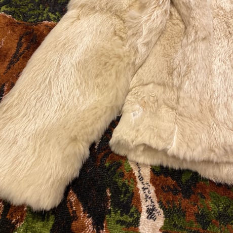 [USED] rabbit fur jacket♡