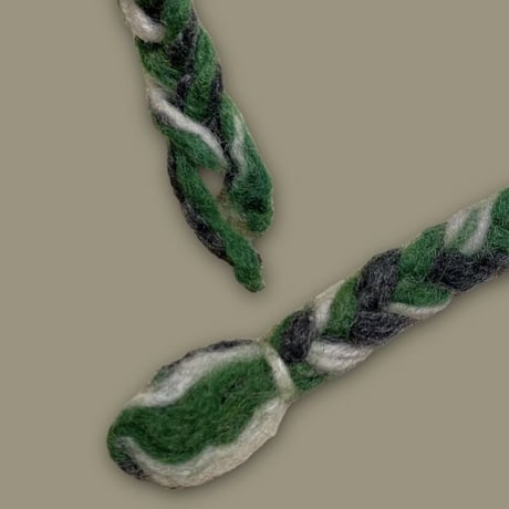[USED] WOOL🐑耳あてニット帽