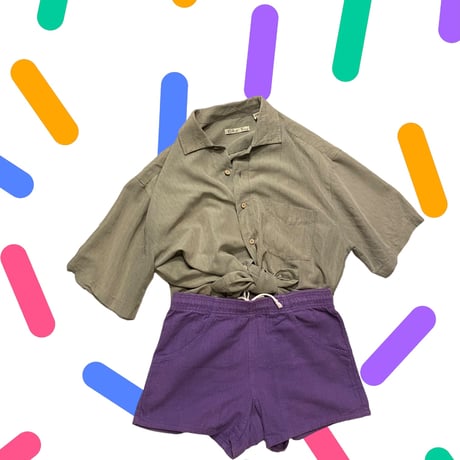 [USED]cotton PURPLE ショーツ💜