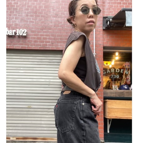 [USED]  ドラゴン☯️🐉プリント Tee  CUTOFF