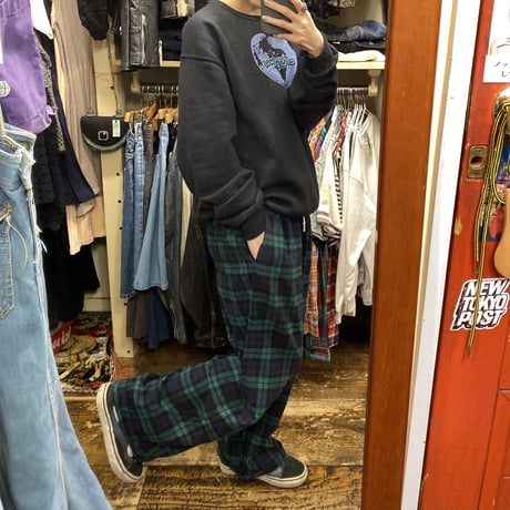 [USED] "TOMMY HILFIGER" パジャマPANTS💚