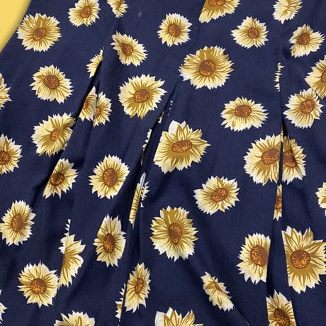 [USED] OLD🌻ひまわり柄オールインワン