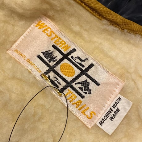 [USED]中ボア!マスタードyellowダウンベスト