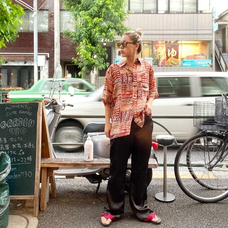 [USED] サテンチャイナパンツ