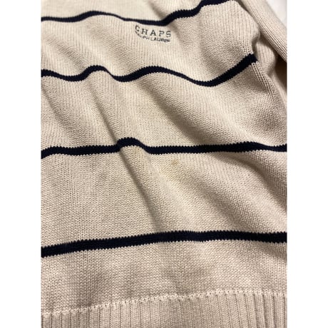 [USED] 'CHAPS' RALPH LAURENコットンニット