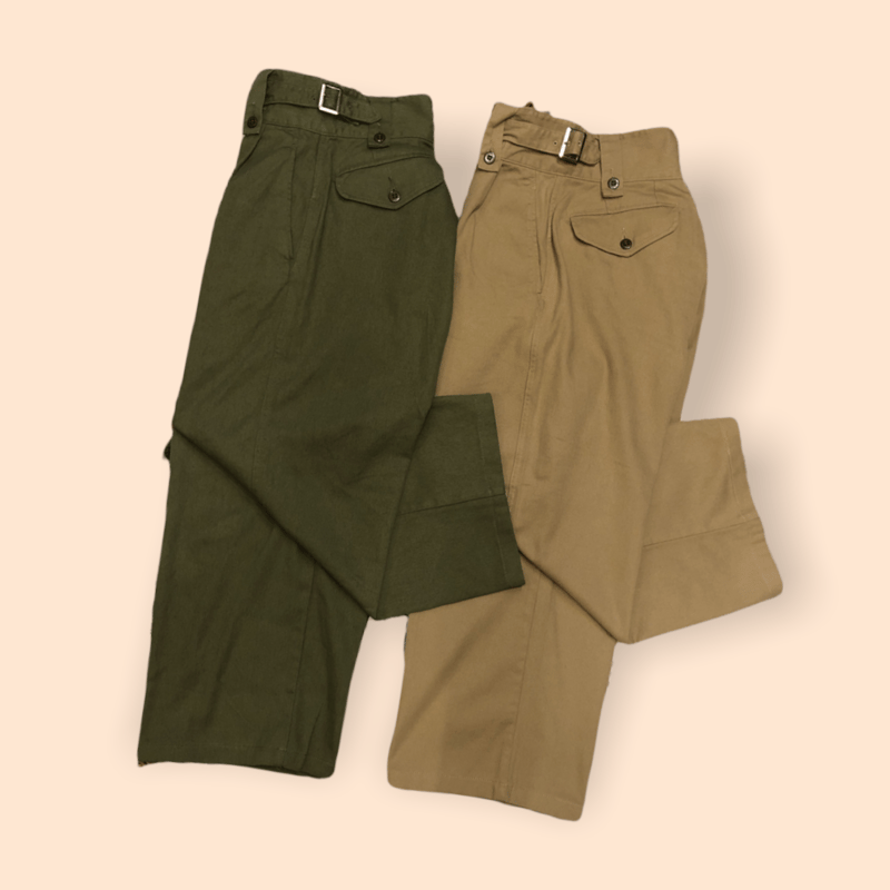 グルカパンツ British 40's Gurkha Pants ブリティッシュグルカパンツ タック