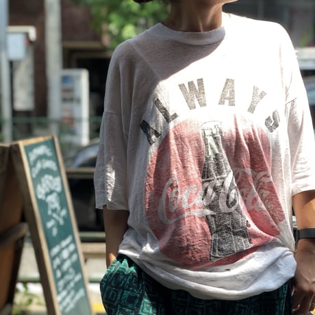 [USED] vintage CocaColaプリントTee