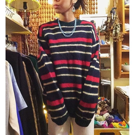 [USED] Wool ボーダーセーター