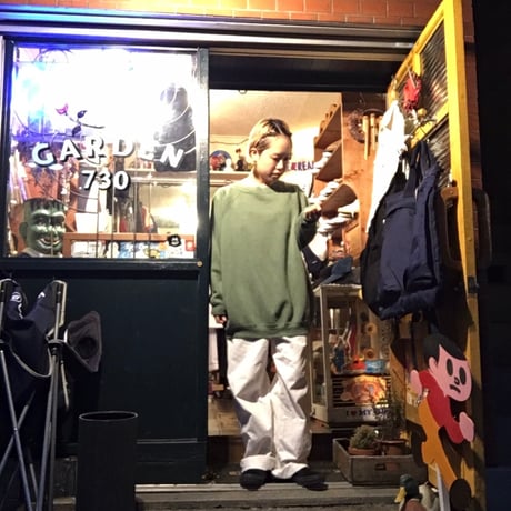 [USED] 渋めグリーンのBIG SWEAT