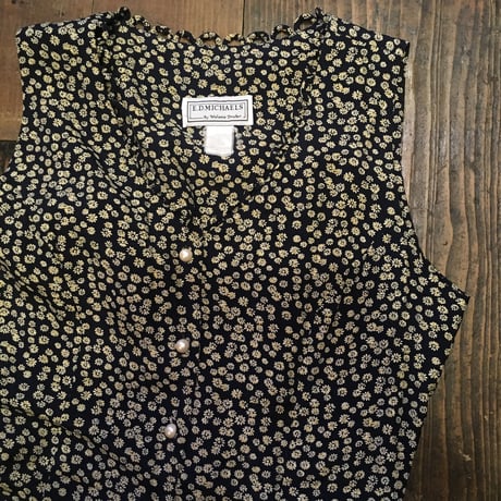 [USED] マーガレット柄ワンピ
