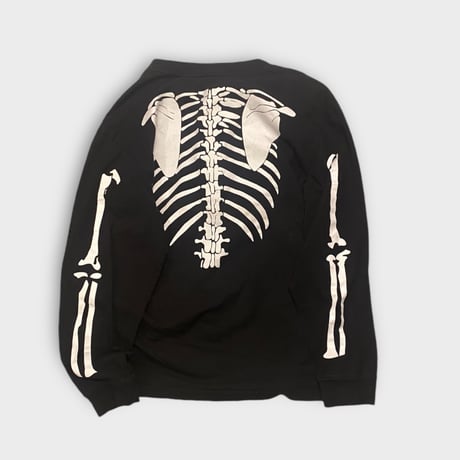 [USED]  GOOD PRINT skeleton BONE Tee