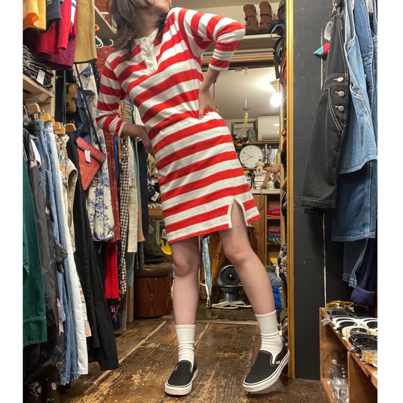 USED]”Prisoner of Love” ボーダー ワンピース | garden730