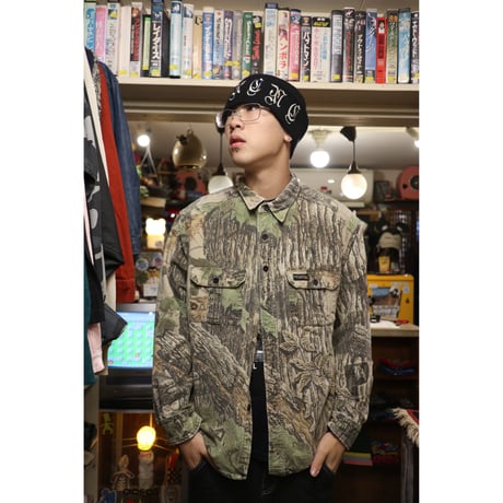 [QP ○△ ⇄ garden] 004 REAL TREE CAMO SHIRTS