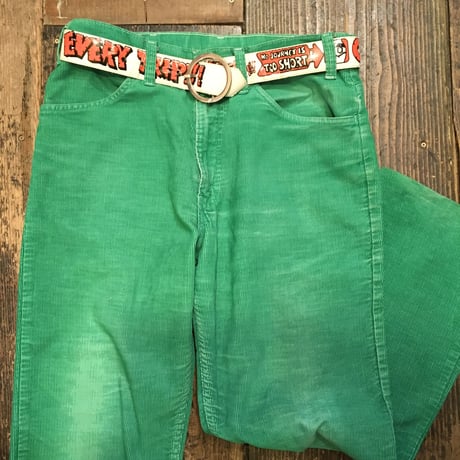 [USED] "GREEN"  OLD Levi's 517  コーデュロイパンツ