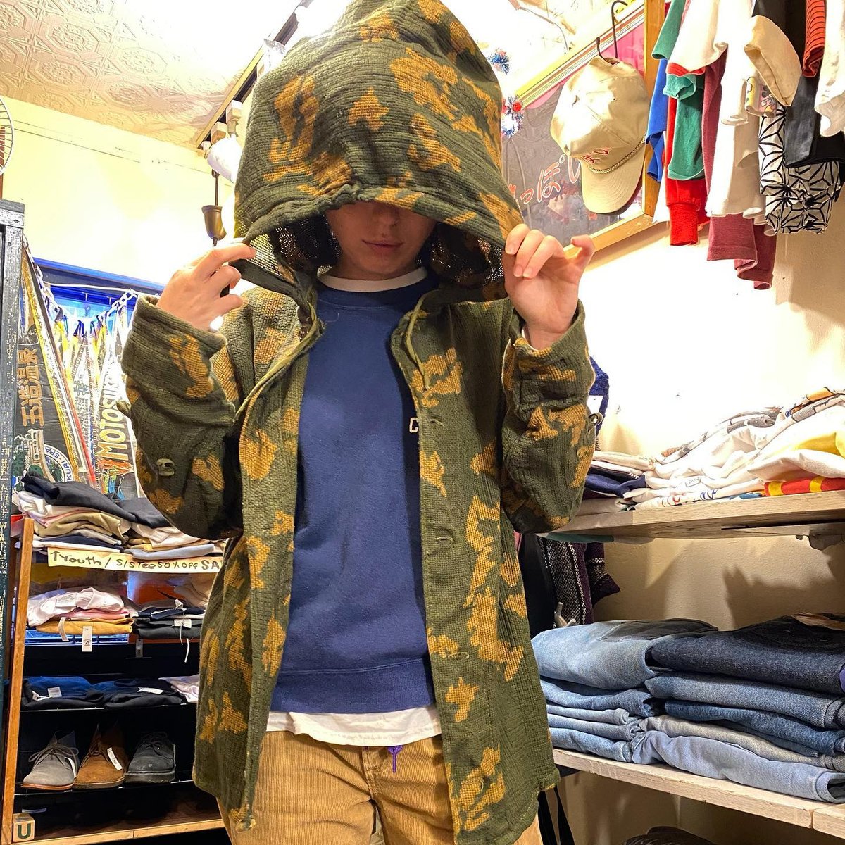 dead stock】メッシュプルオーバーパーカー-
