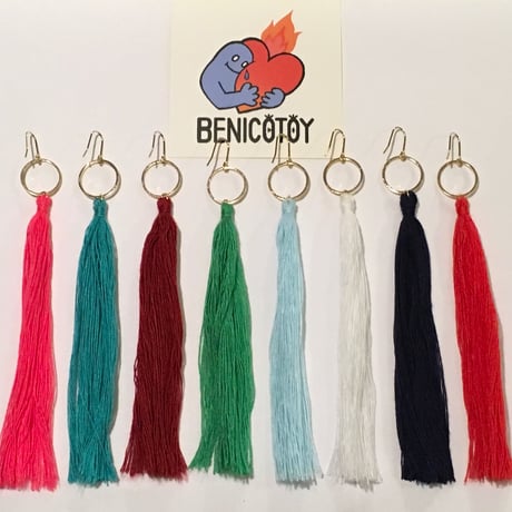 [BENICOTOY] フサ ピアス  LONG