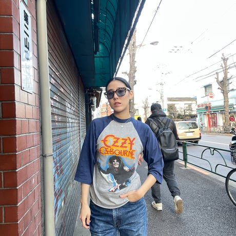 [USED] Vintage "Ozzy Osbourne" ラグラン　Tee