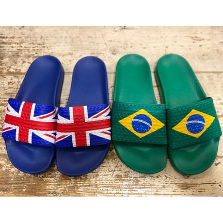 ［DEADSTOCK］adidas国旗サンダル🇬🇧🇧🇷