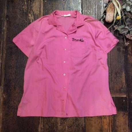 [USED] 70'sコットン半袖シャツ