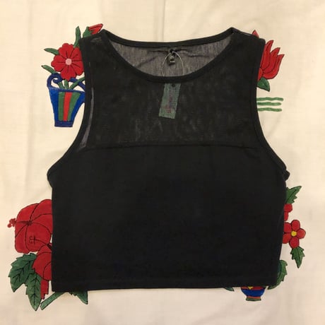 [USED] メッシュのタイトTOPS