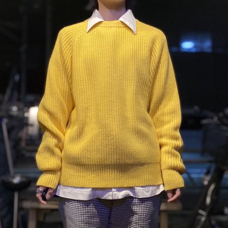 [USED] YELLOW ACRYL KNIT💛