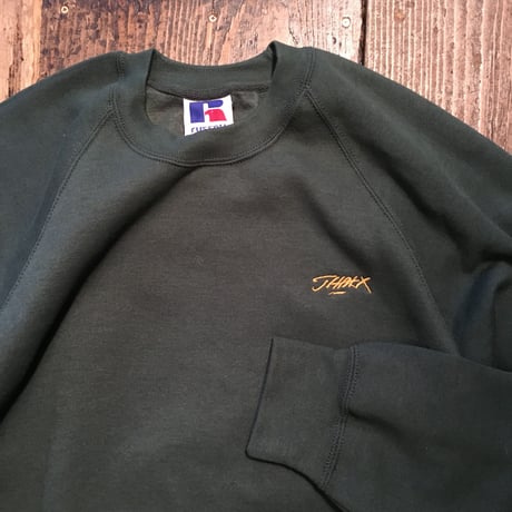 [JHAKS] Embroidery CREW NECK SWEAT