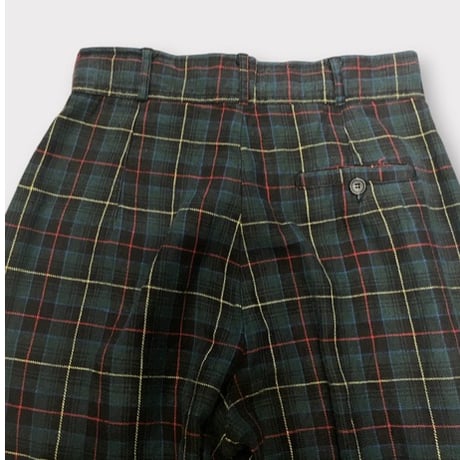 [USED] RAMIE Ladys タック PANTS タータンチェック