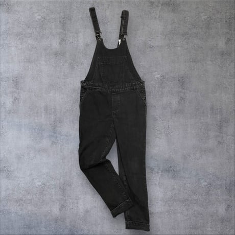 [USED]BLACK DENIM オーバーオール