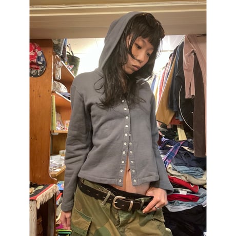 [USED] アニエスb. SWEATカーディガン（フード付♡）
