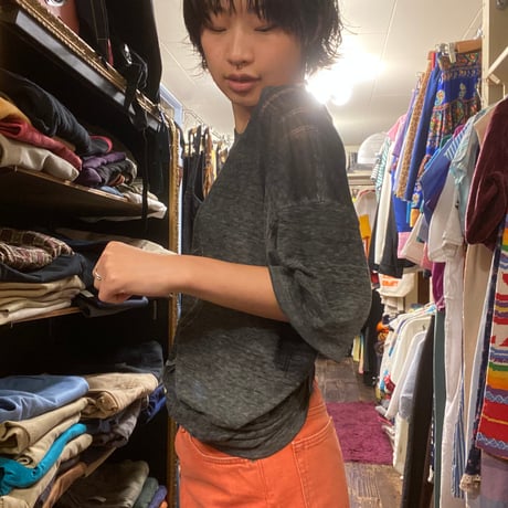 [USED] Vintage スケスケTee BLACK!