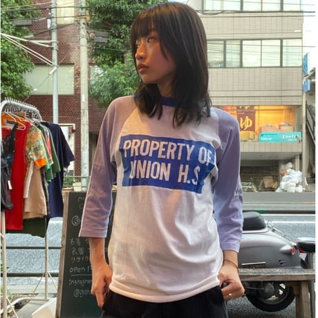 [USED] RUSSELL ラグラン Tee
