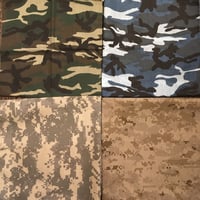 [SELECT] CAMO 柄 BANDANA  made in USA.