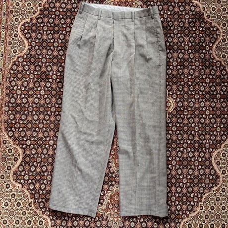 [USED] グレンチェック　スラックス
