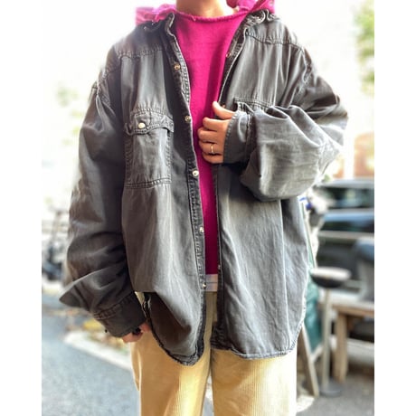 [USED] 90~00's Levis BLACK  デニムシャツ