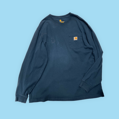 [USED] carhartt ロンTee  "BLUE"