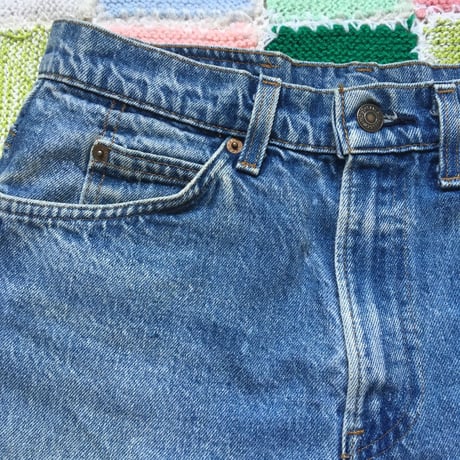 [USED] 80's Levis CUTOFF DENIM / W31 オレンジタブ