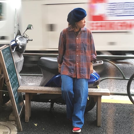 [USED] vintageチェックシャツ