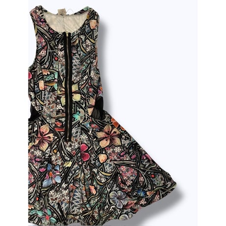 [USED]  ステンドグラス花柄　ワンピース