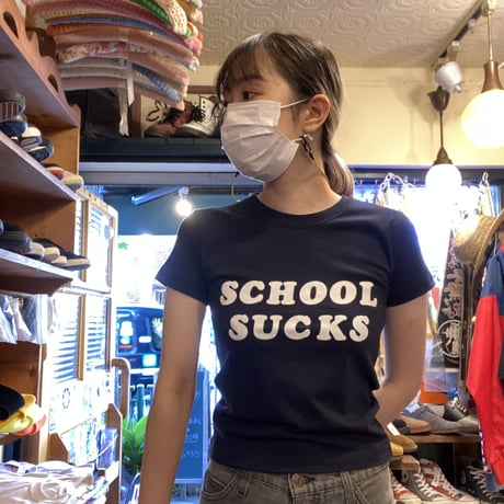 [Naughty] SCHOOL SUCKS S/S Tee  -for kids -