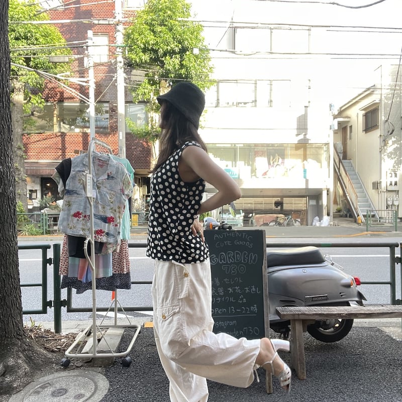 SUNG1975 タンクトップ　白×黒セット SUNG1975 タンクトップ 白×黒セット SUNG 1975 Tank top