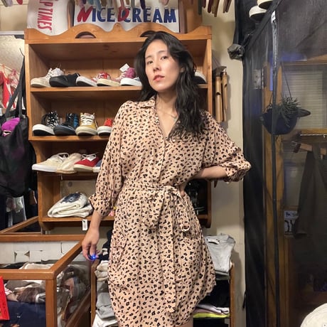 [USED]see by chloe レオパード シャツ ワンピース♡