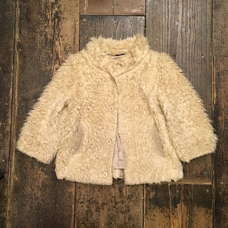 [USED] ヒツジのようなモコモコFake Fur JKT