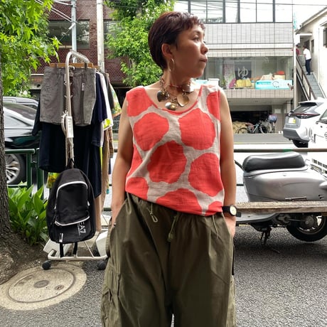 [USED] OLD FRANCE ノースリーブTOPS❤️