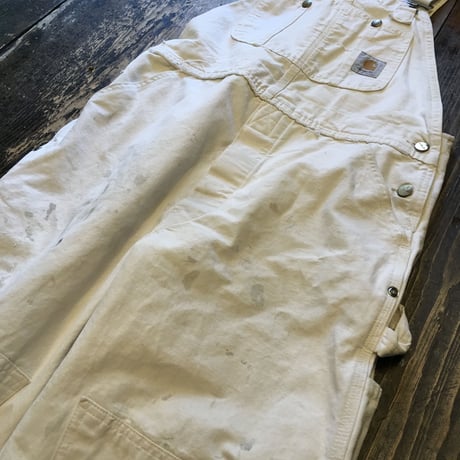 [USED] Carhartt WHITE オーバーオール
