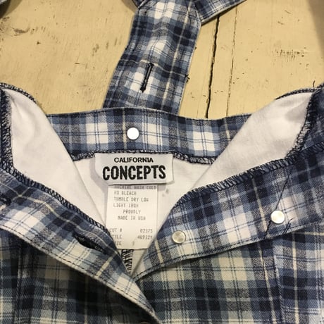 [USED]  チェック柄 COTTON タイトミニワンピース