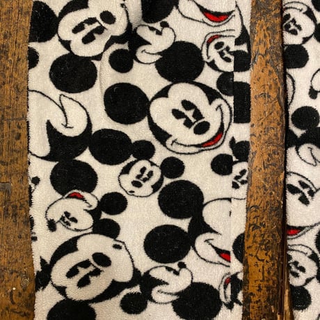 [USED] ミッキー総柄フリースパンツ