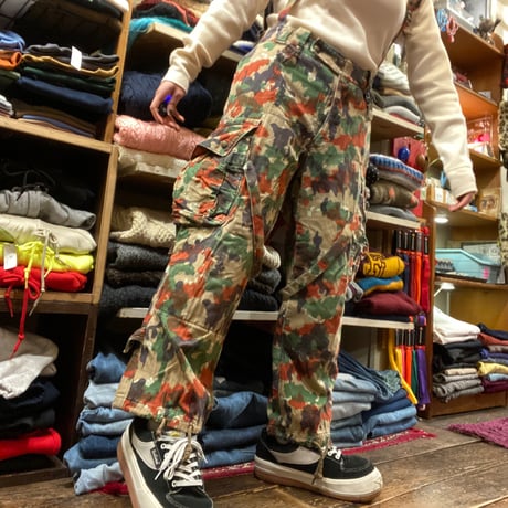 [USED] スイス軍 CAMO柄オーバーオール