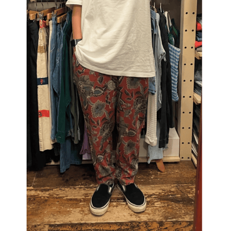 [USED] 花柄レーヨン SETUP